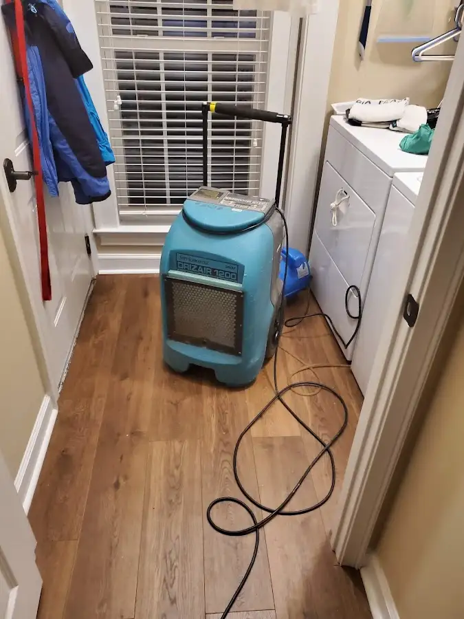 Commercial dehumidifier deployed for Crawl Space Restoration in Denton